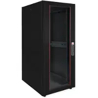 Roline 19-inch netwerkkast Basic 32 U, 600x600 BxD Glazen deur zwart
