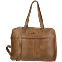Enrico Benetti Julia Dames Laptoptas 15 inch - 65038 - Cognac