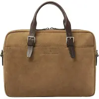 Castelijn & beerens Veneto Nubuck Laptopbag 15.6" taupe