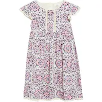 s.Oliver Jurk lichtbeige / marine / lichtblauw / pastelroze