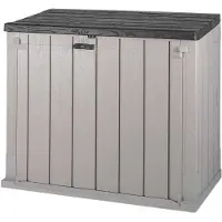 Toomax Stora way opbergbox 842 liter - taupe donker grijs