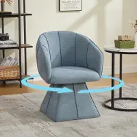 STILVORA draaistoel met hoge rugleuning, ergonomische stoel voor volwassenen en jongeren, fauteuil voor slaapkamer en woonkamer, chenillestof
