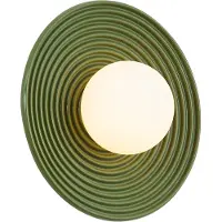 QAZQA Retro plafondlamp groen met opaal glas - Lila