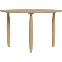 NORR11 Oku eettafel Naturel eiken, Ø120 cm