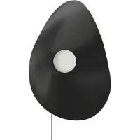 NORR11 Fuji Wall Lamp 60x60 Cm - Wandlampen Aluminium Burned Black - W2FUJ24017ALUMBUNO00000