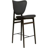 NORR11 Elephant Bar Stool Dark Oak / Anthracite - Barkrukken Massief Eiken Dark Smoke - W1ELE12041FSCODSVL21003