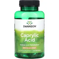 Swanson Health Ultra Caprylzuur 600 mg, 60 stuks (2 maandverpakkingen)