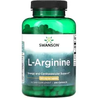 Swanson Health , L-Arginine, 500 mg, 200 capsules