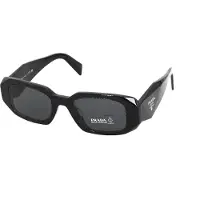 Prada PR17WS 1AB5S0 zwarte donkergrijze zonnebril