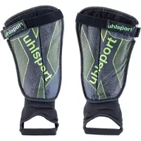 Uhlsport Flex Plate Scheenbeschermers Zwart Fluo Groen Zilver
