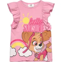 Paw Patrol T-Shirt - Korte Mouw - Katoen - Roze - Hello Sunshine - Maat 98