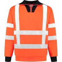 Bestex RWS Sweater met zipneck XXL / Oranje