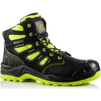 Buckbootz Werkschoen BVIZ2 Hoog S3 + KN | Zwart/Oranje BVIZ2OR | Maat 47 - 00.176.084.47