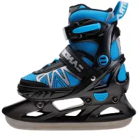 Zandstra 2-in-1 Schaats/Skate Combo Junior (verstelbaar) Blauw - Zwart - Zilver 37-40