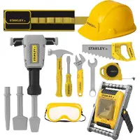 Stanley Jr. Bouwwerf Speelset - Geel - Stanley Jr. - OneSize - Gereedschap