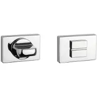 Aprile | WC garnituur rozet | 50x33x7mm | Chroom gepolijst