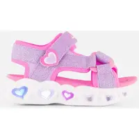 SKECHERS Heart Lights Sandalen roze Textiel Maat 26