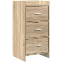 vidaXL Dressoir Sonoma Eiken 40 x 36 x 80 cm Bewerkt hout