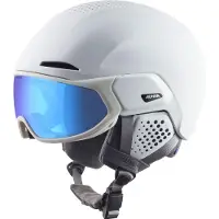 Alpina Skihelm Alto Q Lite White Matt (Blue Revo)-51 - 55 cm