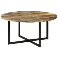 Prolenta Maison Exclusive - Eettafel 110x75 cm, massief gerecycled hout