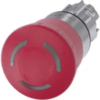 Siemens Verlichte Noodstopknop 40mm Metaal - 3SU10511HB200AA0