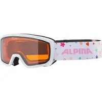 Alpina Skibril Kids Scarabeo Jr. White/Rose Matt