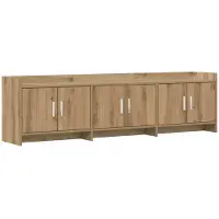 vidaXL TV Kast 168 x 33 x 47 cm Artisanaal eiken Bewerkt hout