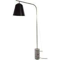 NORR11 Line Two Vloerlamp Zwart - Vloerlampen Messing Black - W2LIN22011ALUMBLEU00000
