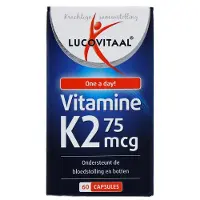 Lucovitaal Vitamine K2 75 mcg - 60 Capsules