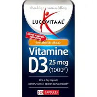 Lucovitaal - Vitamine D 25mcg - 365 Capsules