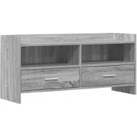 vidaXL TV Kast 100 x 33 x 47 cm Grijs Sonoma Bewerkt hout