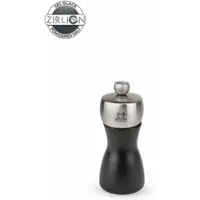 Peugeot Zoutmolen Fidji Mat Zwart / Inox 12 cm