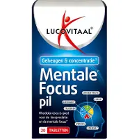 Lucovitaal Mentale Focus Pil Tabletten - 20pakket