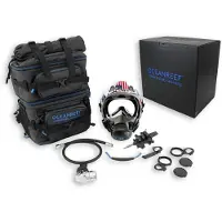 Ocean Reef Neptune Iii Id250 Limited Edition System Bundle Din Facial Mask Zwart M-L