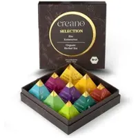 Creano Biologische Kruidenthee 9-delige Piramide Cadeauset "ORGANIC HERBAL TEA" - 9 Biologische Piramide Theezaakjes in 9 Verschillende Soorten - 22,5g *¹