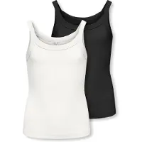 ONLY GIRLS Top 'KOGJill' zwart / wit