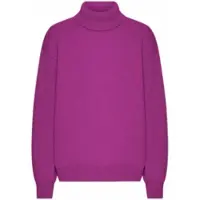 Colorful Standard Trui Unisex Merino Wool Turtleneck Magenta Blaze-XL