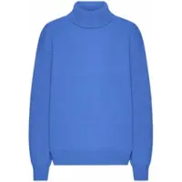 Colorful Standard Trui Unisex Merino Wool Turtleneck Pacific Blue-XL