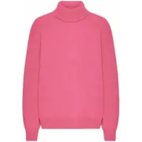 Colorful Standard Trui Unisex Merino Wool Turtleneck Bubblegum Pink-L