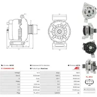 AS-PL A6133 Dynamo / Alternator