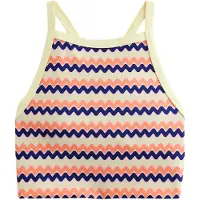 Next Sport bh 'Active Power' indigo / pasteelgeel / oranje / zalm roze