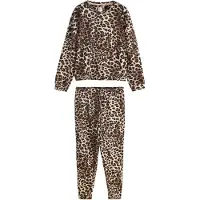 Next Pyjama crème / chocoladebruin / zwart