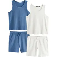 Next Huispak royal blue/koningsblauw / wit