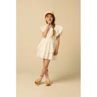 Sissy-Boy Witte jurk met embroidery | Maat: 110-116