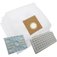 MisterVac , compatibel met stofzuigzakken SG, vervangende stofzuigzakken, 20 stuks + filters, vervangende filters Bosch BGB75X494 Serie 8 SG