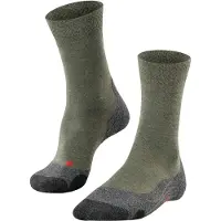 Falke TK2 Melange anti-blaar dik wol functioneel materiaal wandelsokken heren groen - maat 39-41
