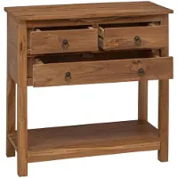 vidaXL Dressoir Naturel 79 x 35 x 80 cm Massief Teakhout