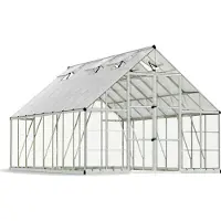 Palram - Canopia Tuinkas Balance 484x304x257 - Hybride - Zilver - 304x484x252 Cm