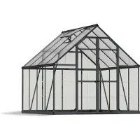 Palram - Canopia Tuinkas Balance 8x8 - Hybride - Grijs - 244x247x229cm