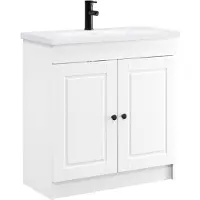 Syfax Badkamermeubelset Wit 78,5 x 37,5 x 81 cm Bewerkt hout
